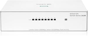 HPE Networking Instant On 1430 8-Port Gb Unmanaged Ethernet Switch Review