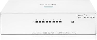 HPE Networking Instant On 1430 8-Port Gb Unmanaged Ethernet Switch