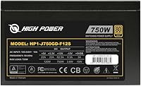High Power 750W 80 Plus Gold Certified PC Power Supply — image 2