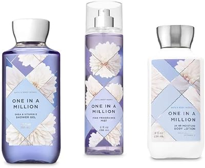 Bath & Body Works One in a Million Shower Gel, Fine Fragrance Mist & Body Lotion Trio