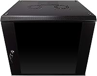 NavePoint 9U Server Rack Enclosure with Glass Door — image 1