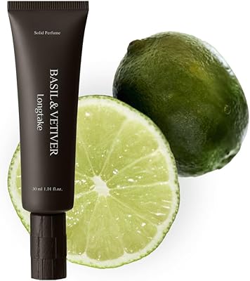 LONGTAKE Solid Perfume Basil & Vetiver 1.01oz