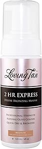 Loving Tan 2 HR Express Self Tanning Mousse, Medium - 4 Fl Oz Review