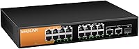 keepLiNK 16-Port Gigabit PoE Switch — image 1