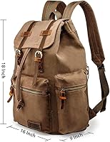 GEARONIC Vintage Canvas Backpack — image 3