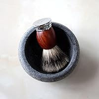 CHARMMAN Shaving Soap & Cream Bowl, Natural Granite Stone — image 3