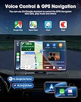 LAMTTO 9-inch Wireless Car Stereo with Apple CarPlay and Android Auto — image 2