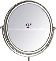 Jerdon Two-Sided Tabletop Makeup Vanity Mirror - 9-Inch, 5X-1X Magnification — image 5