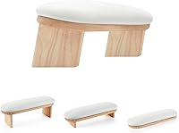 Runbby Nail Arm Rest, Adjustable Height with PU Leather Cushion — image 1