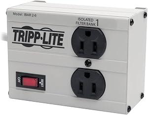 Tripp Lite IBAR2-6D Isobar Surge Protector Power Strip Review