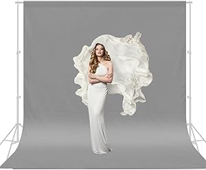 CPLIRIS 10x12ft Gray Backdrop Photography Background Review