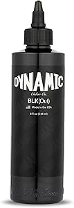 Dynamic Color Co BLKout Tattoo Ink 8oz Review