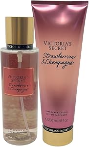 Victoria's Secret Strawberries & Champagne Fragrance Mist 8.4oz and Lotion Set Review