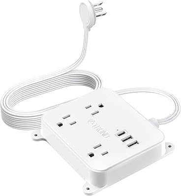 TROND Prime Mini Ⅱ 15FT Extension Cord Power Strip with USB-C