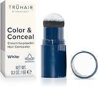 TRUHAIR Color & Conceal Waterproof Root Touch Up Hair Color - White — image 1