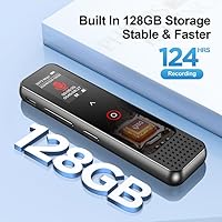 Voxitenus 128GB Digital Voice Recorder — image 3