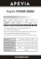 Apevia RAPTOR500W 500W ATX Power Supply — image 7