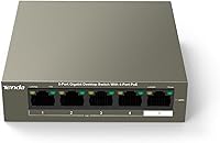 Tenda TEG1105P 5-Port Gigabit PoE Switch — image 4