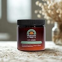 WHOLESOME HIPPY Calm Cream – Unscented Body Butter with Magnesium, Vitamin D3, Shea, Arnica & Turmeric – 4oz — image 4