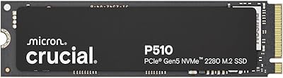 Crucial P510 2TB Gen5 NVMe SSD