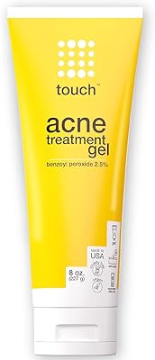 Touch Benzoyl Peroxide 2.5% Gel Cream, 8 oz