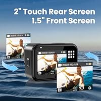 DuaFcoh 4K60FPS WiFi Action Camera 64MP — image 4