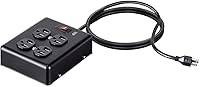 Monoprice Heavy Duty Metal Surge Protector 4-Outlet Power Strip — image 1