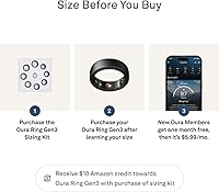 Oura Ring Gen3 Horizon - Stealth - Size 10 — image 3