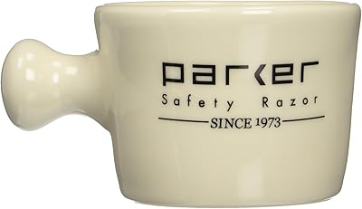 Parker Deluxe Stoneware Apothecary Shaving Mug – Ivory