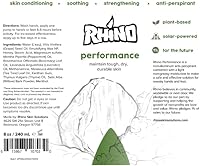 Rhino Performance Cream – Non-Aluminum Antiperspirant for Hands & Feet, 5oz — image 2