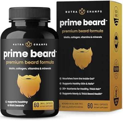 NutraChamps Prime Beard Vitamins 60 Count