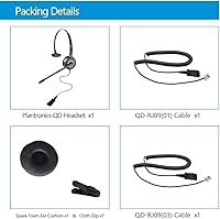 VT Telephone-Headset VT6932 QD Mono Headset with RJ09 Cables — image 5