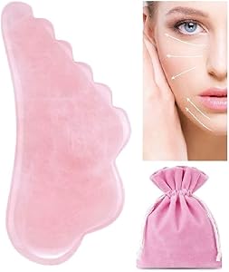 Vinchic Rose Quartz Gua Sha Facial Tool Review