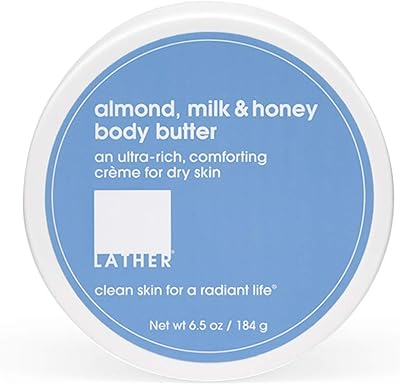 LATHER Almond, Milk & Honey Body Butter 6.5oz