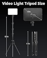 UBeesize LED Video Light Kit 13″ with Tripod and Phone Holders — image 5