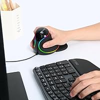 DeLUX M618Plus RGB Wired Ergonomic Mouse — image 7