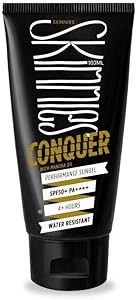 Skinnies SPF50+ CONQUER Sungel Sun Cream 100ml Review