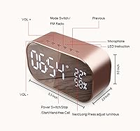 Enjoy Best Time Digital Radio Alarm Clock Bluetooth Speaker — image 2