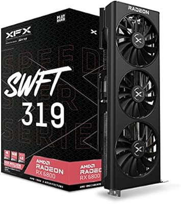 XFX Speedster SWFT319 Radeon RX 6800 16GB GDDR6 Graphics Card