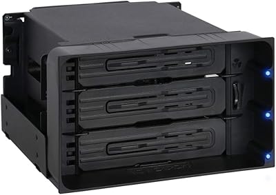 ICY DOCK flexiDOCK MB830SP-B 3-Bay 3.5 Inch SATA/SAS HDD Docking Enclosure