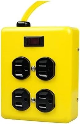 Yellow Jacket 2177N Metal Power Block with 4 Outlets