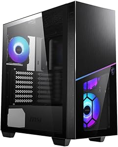 MSI MPG SEKIRA 100R Mid Tower Gaming PC Case Review