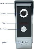 AMOCAM V70H-M4 Wired Video Intercom System, 7-Inch Monitor — image 7