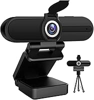 HDZIYU 4K Webcam with Microphone and Tripod — image 1