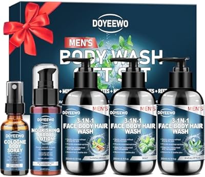 DOYEEWO Men's Body Wash Gift Set