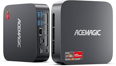 ACEMAGICIAN Kron Mini K1 Mini PC, Ryzen 7 7730U, 16GB RAM, 512GB SSD