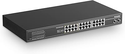 MokerLink 26-Port Gigabit PoE Switch