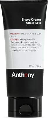 Anthony Shaving Cream for Sensitive Skin 6oz