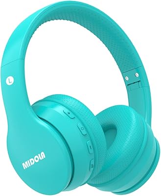 MIDOLA Kids Headphones Bluetooth 5.4 MD-B01-Cyan