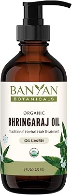 Banyan Botanicals Organic Bhringaraj Oil – 8 oz